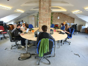 Imatge d'un espai de coworking