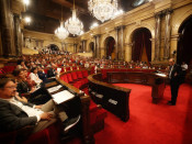 Quim Torra, al Parlament