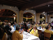 Una imatge del sopar groc a Mallorca