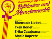 Cartell de l'acte organitzat per l'ANC Berlín
