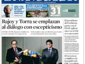 Portade de 'El País' d'aquest dimecres