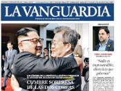 Portada de La Vanguardia el 27 de maig