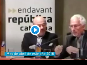 Imatge del vídeo que han compartit els populars a la xarxa