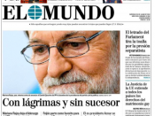 Imatge de la portada de 'El Mundo' d'aquest dimecres