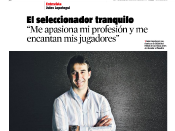 Imatge de l'entrevista publicada aquest dijous a 'La Vanguardia'
