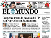 Portada de El Mundo el 20 de juny de 2018