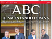 Portada de l'ABC el 26 de juny