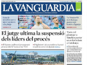 Portada de La Vanguardia el 28 de juny