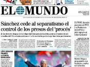 Portada de El Mundo el 3 de juliol