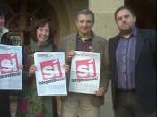 Jill Evans, Oriol Junqueras, consultes, 13-D