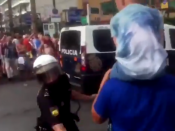 policia espanyola, violencia