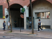 La caserna de la Guàrdia Civil de Travessera de Gràcia