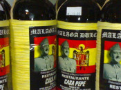 Un dels vins que es venen a Casa Pepe
