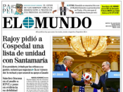 Portada de 'El Mundo' d'aquest dimarts