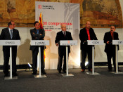 josé montilla, president de la generalitat, 30 compromisos, crisi, govern, sindicats, patronal