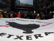 Euskal Presoak Euskal Herrira, manifestació, Bilbao, Etxerat