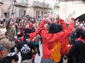 diables, dimonis, Alforja, directiva, foc, pirotècnia