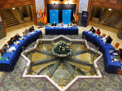 Vista de la reunio d'aquest matí a Sevilla