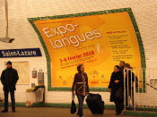 Expolangues, fira, parís, metro