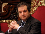 jordi hereu, alcalde de barcelona, ple