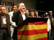 manifestacio treballadors sindicats barcelona atur
