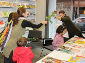 sant jordi, perpinya, catalunya del nord, llibres, roses