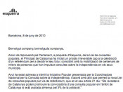 puigcercós joan ERC carta