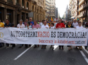 PDD, manifestació, autodeterminació, pancarta
