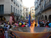 flama, canigó, girona