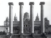 columnes puig i cadafalch montjuic