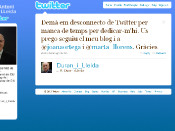 Twitter, Duran i Lleida