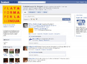 Facebook, Plataforma per la Llengua