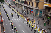 visita, papa, carrers, policia