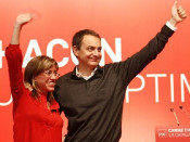 Zapatero i Carme Chacón, ara fa un any