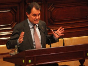 Artur Mas, tribuna, Parlament