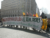 manifestació, estudiants, bolonya, barcelona