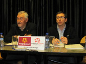 Jaume Ponsarnau (esquerra) és el cap de llista de la coalicció electoral de SI i RCat  i, Santi Costa (dreta), el número 2