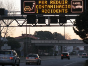 80 km/h, reduir contaminació, cotxes, carretera
