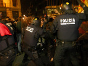 mossos estudiants manifestacio carrega