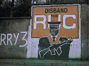 Disband the RUC, mural, nord d'Irlanda
