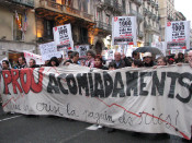 manifestació, crisi, atur, la crisi que la paguin els rics, acomiadaments, ero