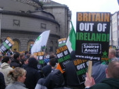 Isabel II, Irlanda, manifestació