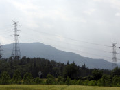 torres electriques molt alta tensio mat