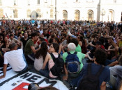 indignats, plaça sant jaume, sentada