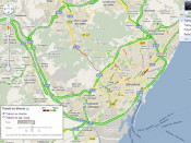 google maps, mapa, trànsit, carreteres