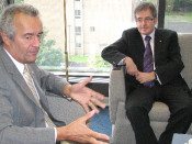 Jordi Ausàs amb Marcel Blanchet