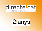 logo dos 2 anys directe!cat directe.cat directe 