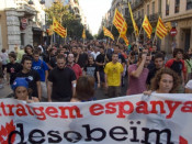 manifestació esquerra independentista