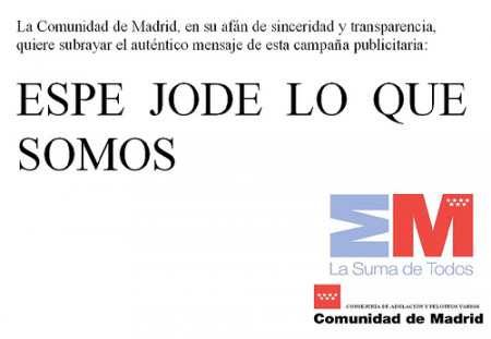 Espe jode lo que somos